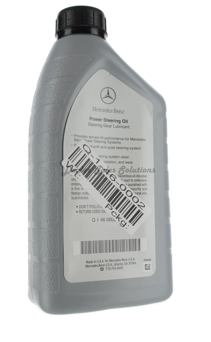 New Genuine MercedesBenz Power Steering Fluid 1 Liter OE Q1460002