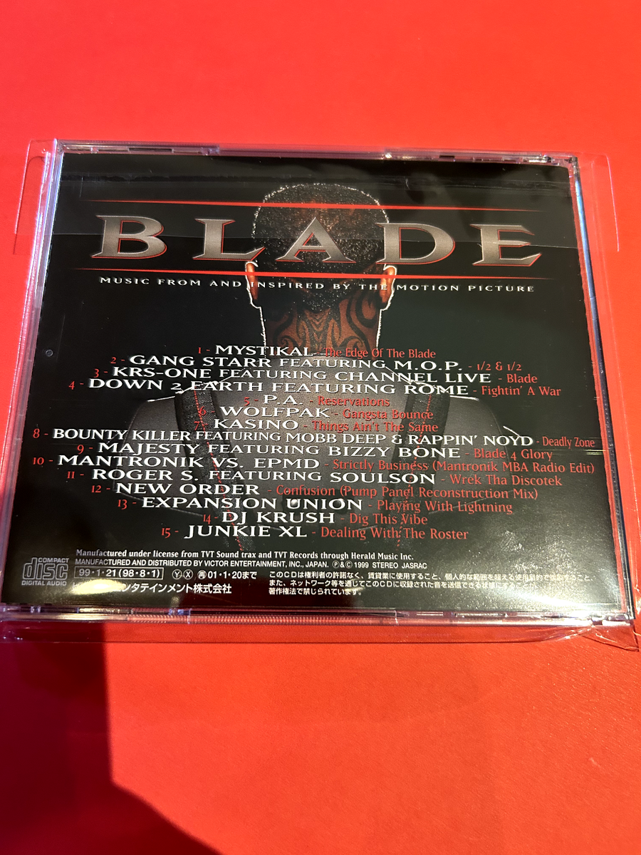 BLADE music from & inspired movie soundtrack CD japan VICP-60588