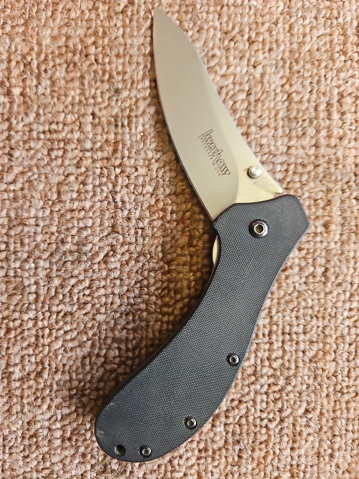 Kershaw Packrat Knife 1665 Sandvik Stainless Steel Blade 14C28N Folding