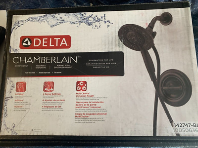 Delta Shower Head Black-Chamberlain Model