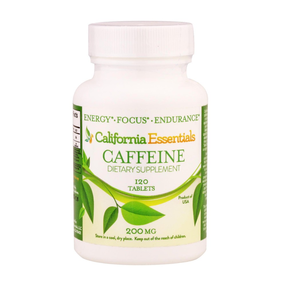CAFFEINE PILLS FOR ENERGY-200mg CAFFEINE-New-Fresh-Sealed-Free Ship