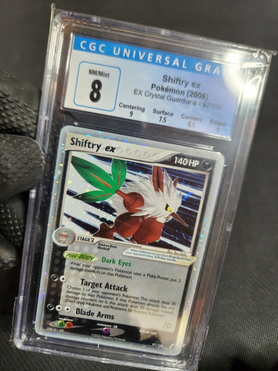 2006 Pokemon EX Crystal Guardians Shiftry ex #97 Holo CGC 7
