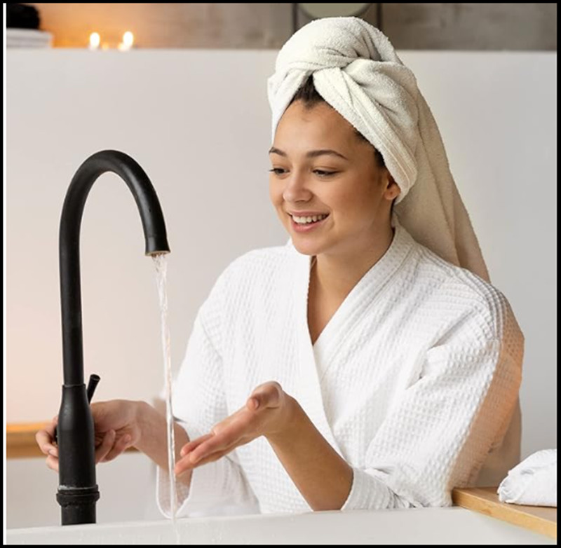 Set of 6 Extra Large Cotton Bath Towels For Bathroom Absorbent Shower Towel Bulk