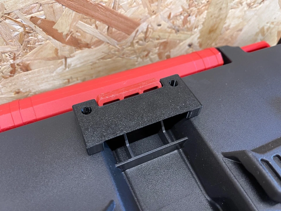 Milwaukee PACKOUT /  Organiser  Compatible Cleats Brackets Wall Mounts Black - Image 4 of 4