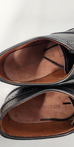 Allen Edmonds Strand Kappe Zehe Oxford Elegant Herren Leder Schwarz Schuhe, Größe 11.5D - Bild 7 von 13