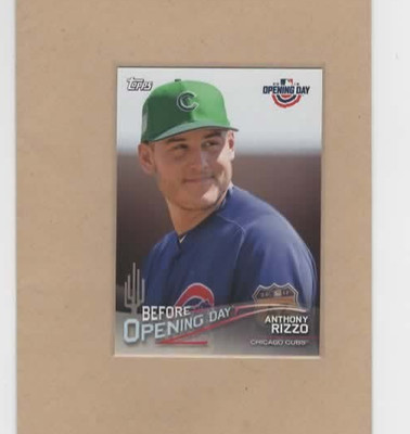 2018 Topps Opening Day BEFORE OPENING DAY # BOD-AR Anthony Rizzo CUBS