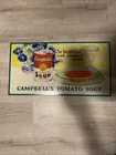VINTAGE 1991 CAMPBELL'S TOMATO SOUP TIN SIGN FROM NOSTALGIA SERIES 9 1/2 x 18"