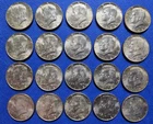$10 Roll 20 Kennedy Half Dollars 1968-D 40% Silver Uncirculated US Coins