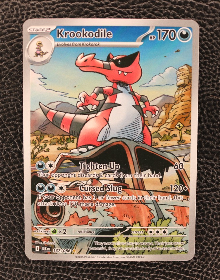 Pokémon - Black Bolt - Krookodile #137/086