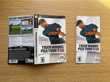 Tiger Woods PGA Tour 06 PSP Box Art Insert & Instruction Manual ONLY OEM Sony