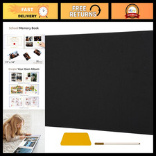 Extra Large Self-Adhesive Photo Album 11x14, 40 Pages, Black - Scrapbook Memor