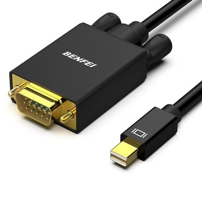 Mini DisplayPort auf VGA Adapterkabel - 1,8m, 1080P, MacBook, Surface Pro usw.