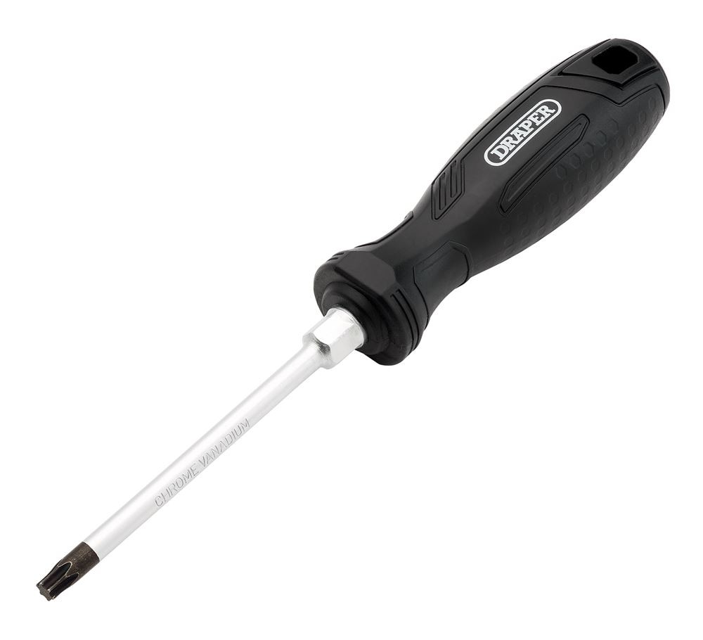 Draper Black Tx-Star® Hard Grip Screwdriver T30 X 100Mm Pk 1 13567 - Image 4