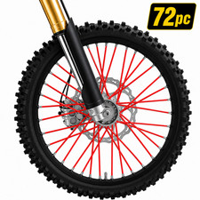 Wheel Rim Spoke Covers Wraps Red for Yamaha WR125R WR125X