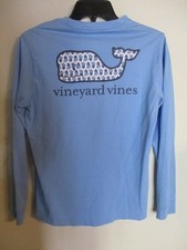 Vineyard Vines FAB Girls Floral Whale 100 Cotton T-Shirt in Cornflower L 16 