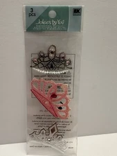 Jolee's By You Princess Tiara Scrapbooking Stickers 3pcs