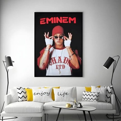 Eminem Shady Ltd Poster Rapper Hip Hop Musik Druck Wandkunst Bild Dekoration