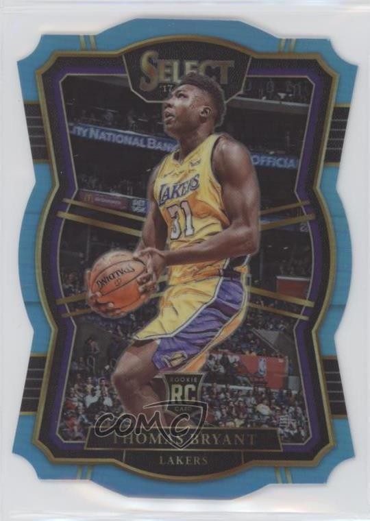 2017 Panini Select Premier Level Light Blue Die-Cut Prizm /185 Thomas Bryant vm4