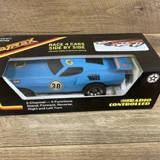 Vintage LaTrax Alpha RCX Blue #38 Remote Controlled Car CP-011 SEE DESCRIPTION