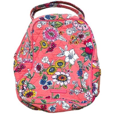 Vera Bradley Coral Pink Quilted Floral Backpack Amazon.com: Vera Bradley Women main image 4
