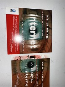 Rare VINTAGE AT&T SEGA DREAMCAST INTERNET WORLDNET CD-ROM PROMO DISC