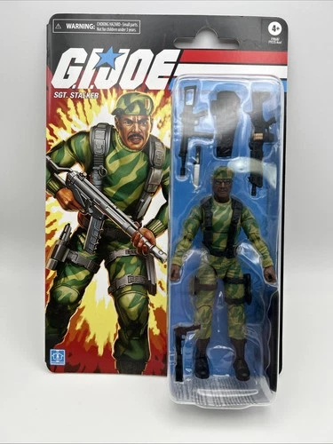 2024 GI Joe Sgt Stalker Action Figure F9868 Hasbro 6" Tall New On Card