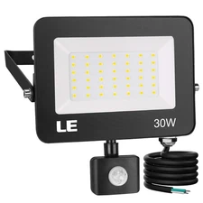 LE 30W LED Security Lights Motion Sensor Light Outdoor, Waterproof Flood Ligh...