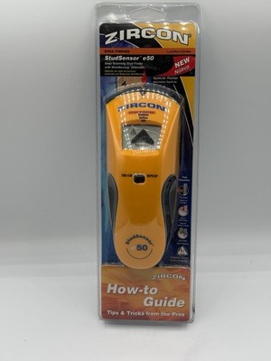Zircon E50 Edge Finding StudSensor Deep Scan Stud Finder Wire Warning LCD D4