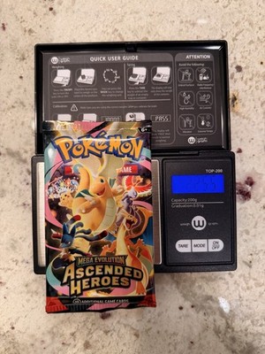 VERY HEAVY!! (22.55g) Pokémon Ascended Heroes  Factory Sealed Booster Pack!