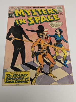 Mystery In Space #80 DC Comic Adam Strange 1962 Adam Strange Deadly Shadows