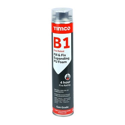 Fill & Fix feuerfester expandierender PU-Schaum B1 Pistolenqualität - 750 ml - Timco 247760