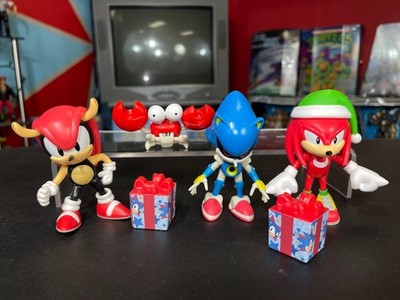 Mighty Metal Sonic Knuckles Figures Jakks Sonic the Hedgehog Series 2.5 Inch Lot
