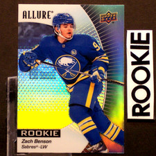 ZACH BENSON 2023/24 Upper Deck Allure BLACK RAINBOW #115 ROOKIE Sabres