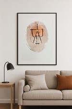 Christopher Naylor Original 1997 Abstract Face Painting 32x40 Signed Art