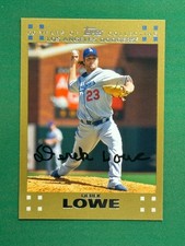 2007 Topps Baseball Gold Parallel #526 Derek Lowe /2007