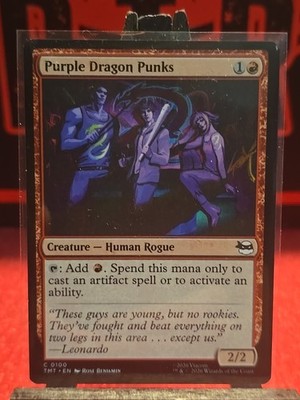 x1 Purple Dragon Punks TMT Ninja Turtles MTG 100 M/NM Unplayed