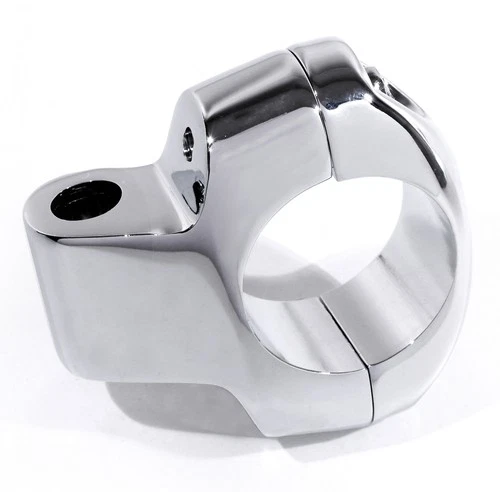 Mirror Holder Chrome Mirror Mount Handlebar For Harley Suzuki Honda 25mm 1 Inch