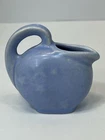Vintage 3” Niloak Mini Blue Pitcher With Stars