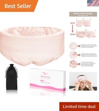 Breathable Mulberry Silk Eye Mask - Customized Fit for Peaceful Sleep Anywhere