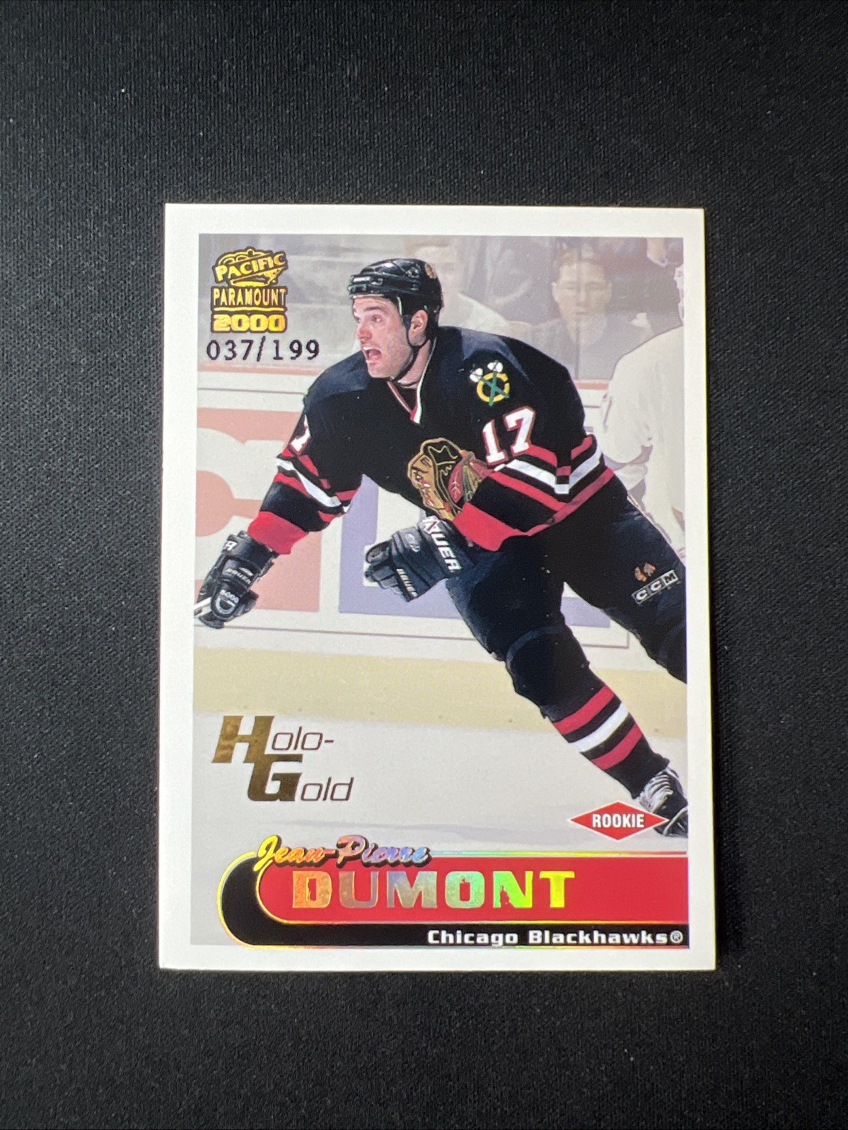 1999-00 Pacific Paramount - J.P. Dumont #54 Holo-Gold /199