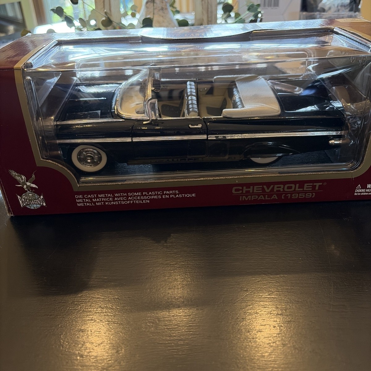 Road Legends 1959 Chevrolet Impala Black Convertible W/Box | eBay