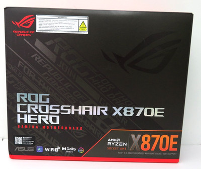 ASUS ROG CROSSHAIR X870E HERO AMD X870E RYZEN SOCKET AM5 X870E