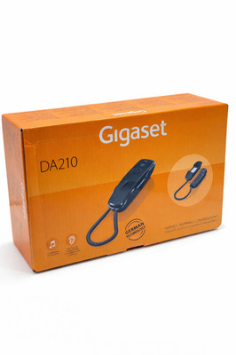 NEU Gigaset DA210 Schnurgebundenes Telefon Schwarz NEU OVP RETRO Wandmontage