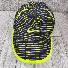 Nike Just Do It Dri-fit Toddler Strap Back Hat Cap Black Neon Green/Yellow
