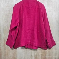 Issey Miyake Linen Jacket Pink 100 Made in Korea 2022