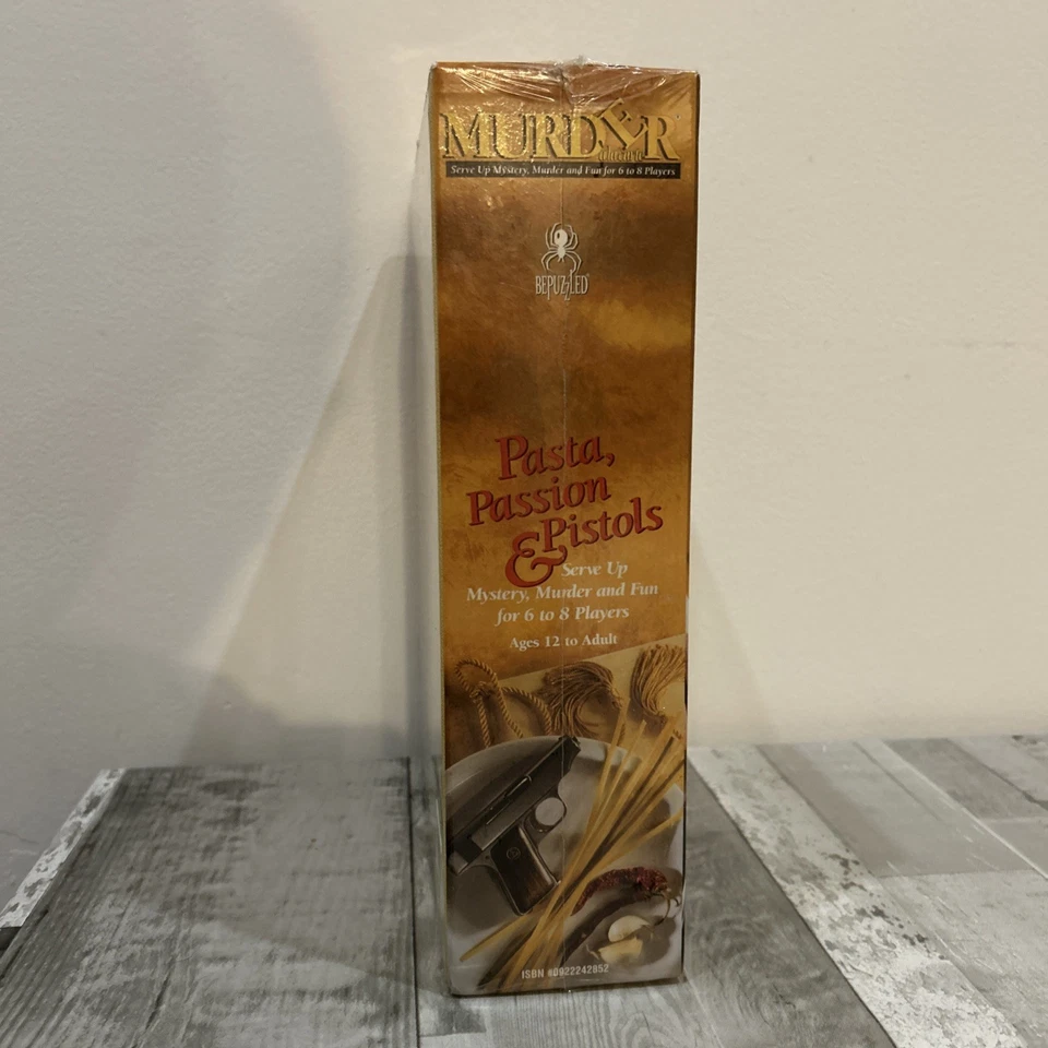 Bins VINTAGE MURDER MYSTERY PARTY - MURDER A LA CARTE - BEPUZZLED NEW SEALED - Image 2 of 4