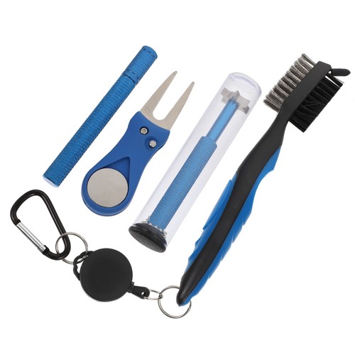  1 zestaw przydatnych środków do czyszczenia golfa, szczotki do czyszczenia golfa i haczyków (losowe - Zdjęcie 1 z 16