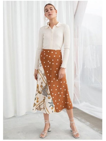 Women & Other Stories Skirt Beige Tencel 38 / M /