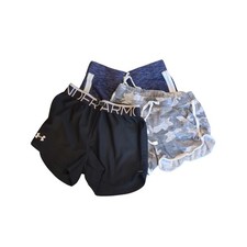 Under Armour/Justice lot of 3 Girl's Athletic Shorts Med 8 