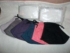 Six 6 Piece Adult Size Assorted Fabric Face Masks with Filters, New